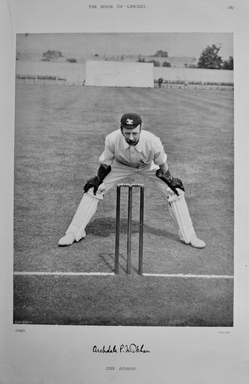 Archdale Palmer Wickham.  1899.  (Cricketer).
