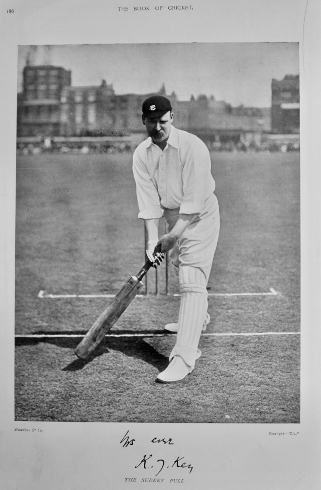 Kingsmill James Key.  1899.  (Cricketer).