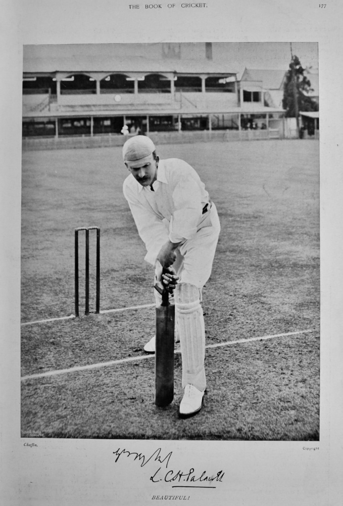 Lionel Charles Hamilton Palairet.  1899.  (Cricketer).