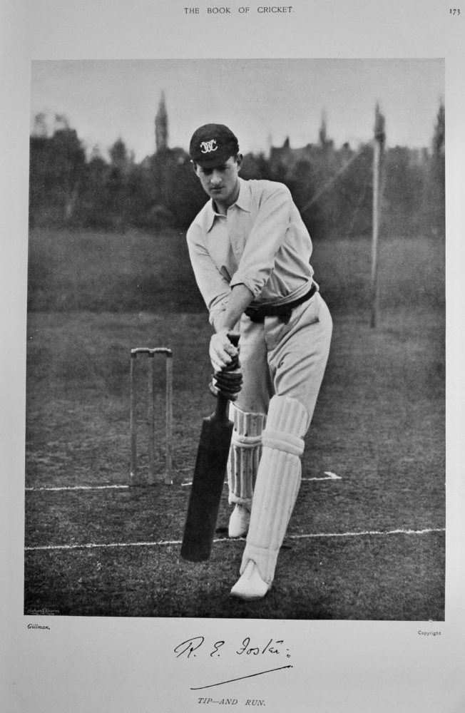 Reginald Erskine Foster.  1899.  (Cricketer).