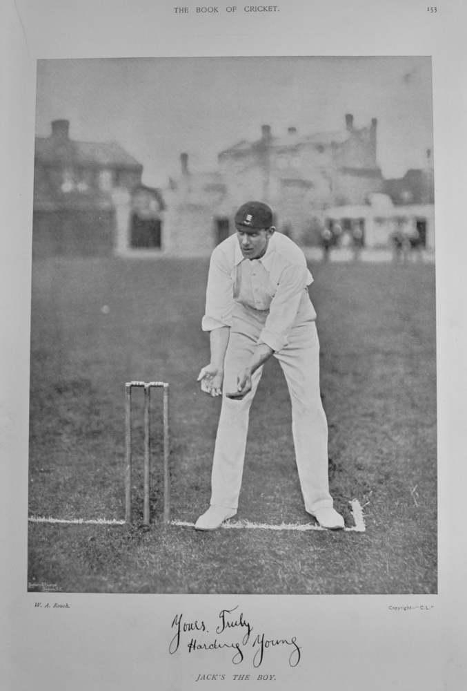 Harding Isaac Young.  1899.  (Cricketer).