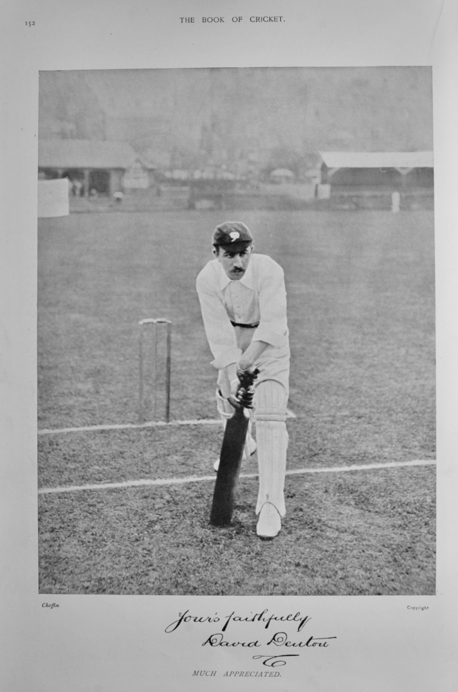 David Denton.  1899.  (Cricketer).
