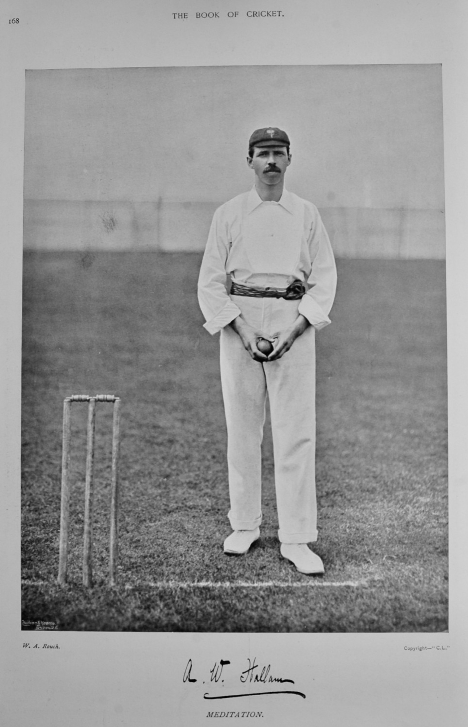 Albert William Hallam.  1899.  (Cricketer).