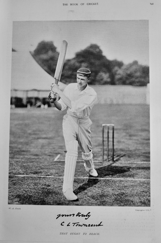 Charles Lucas Townsend.  1899.  (Cricketer).