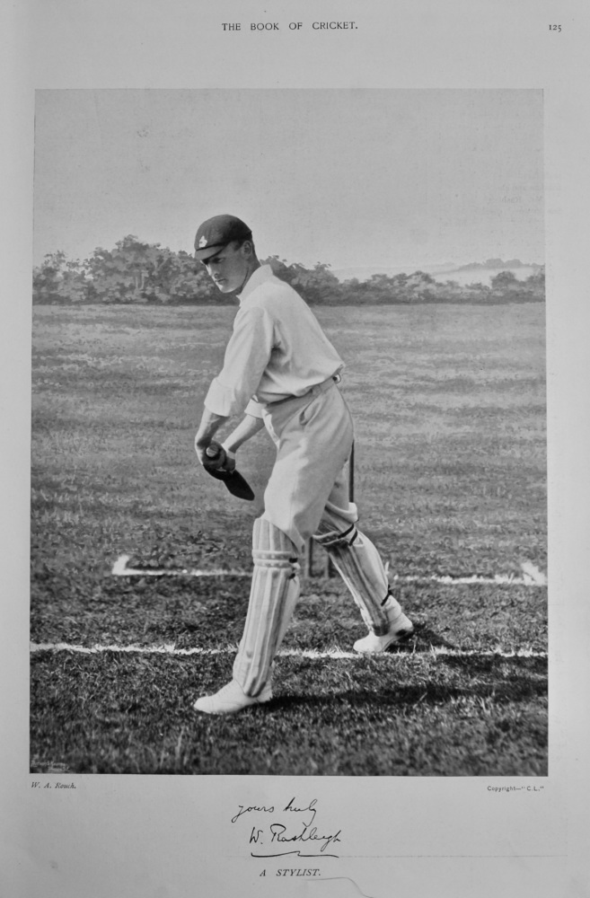 William Rashleigh.  1899.  (Cricketer).