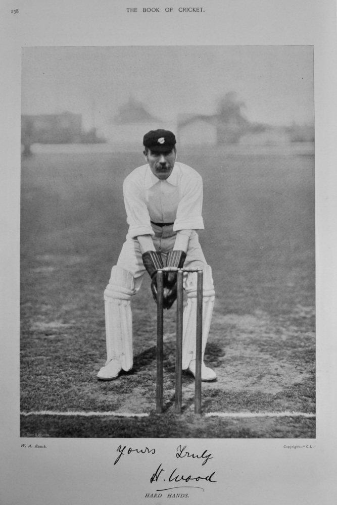 Henry "Harry" Wood.  1899.  (Cricketer).