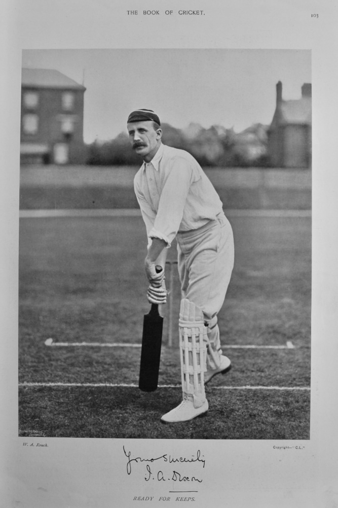 John Auger Dixon.  1899.  (Cricketer).