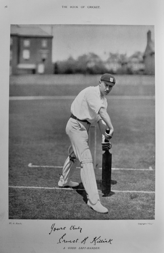 Ernest Harry "Tim"  Killick.  1899.  (Cricketer).