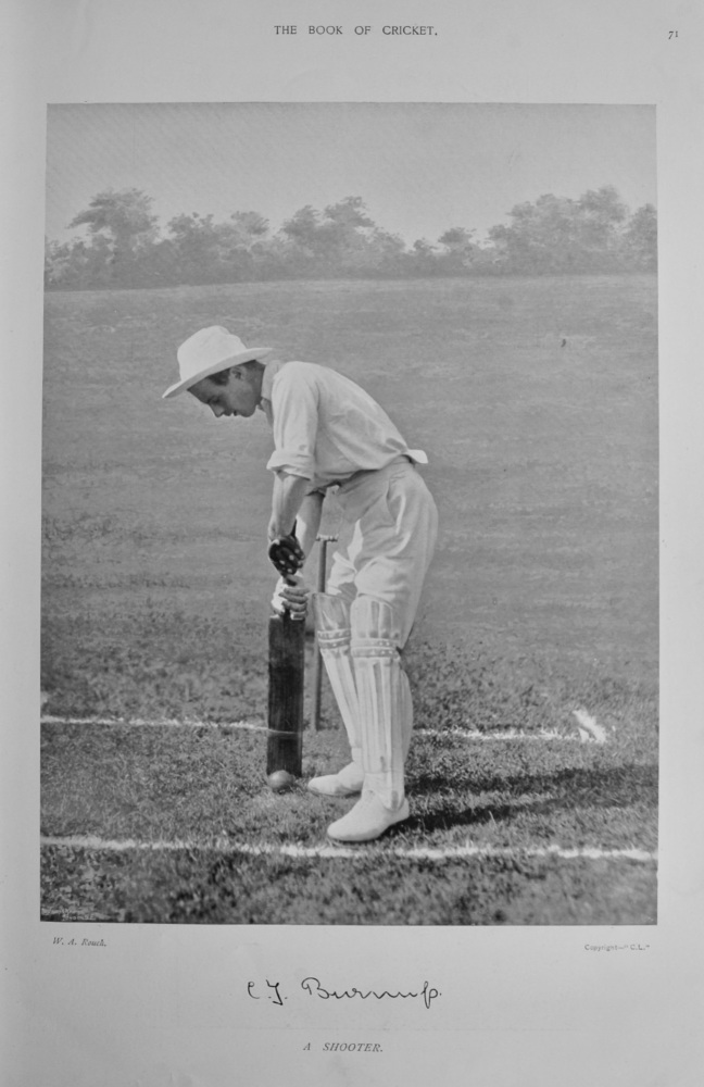 Cuthbert James "Pinky" Burnup.  1899.  (Cricketer).