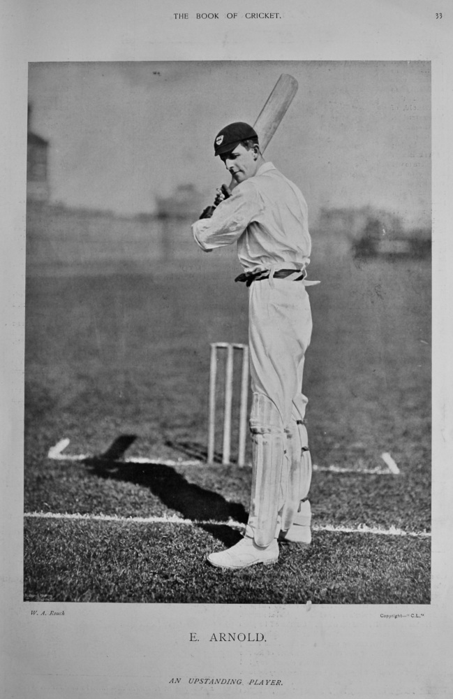Edward George Arnold.  1899.   (Cricketer).