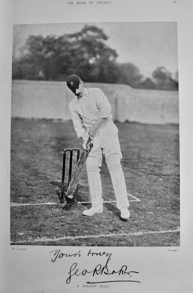 George Robert Baker. 1899.  (Cricketer).
