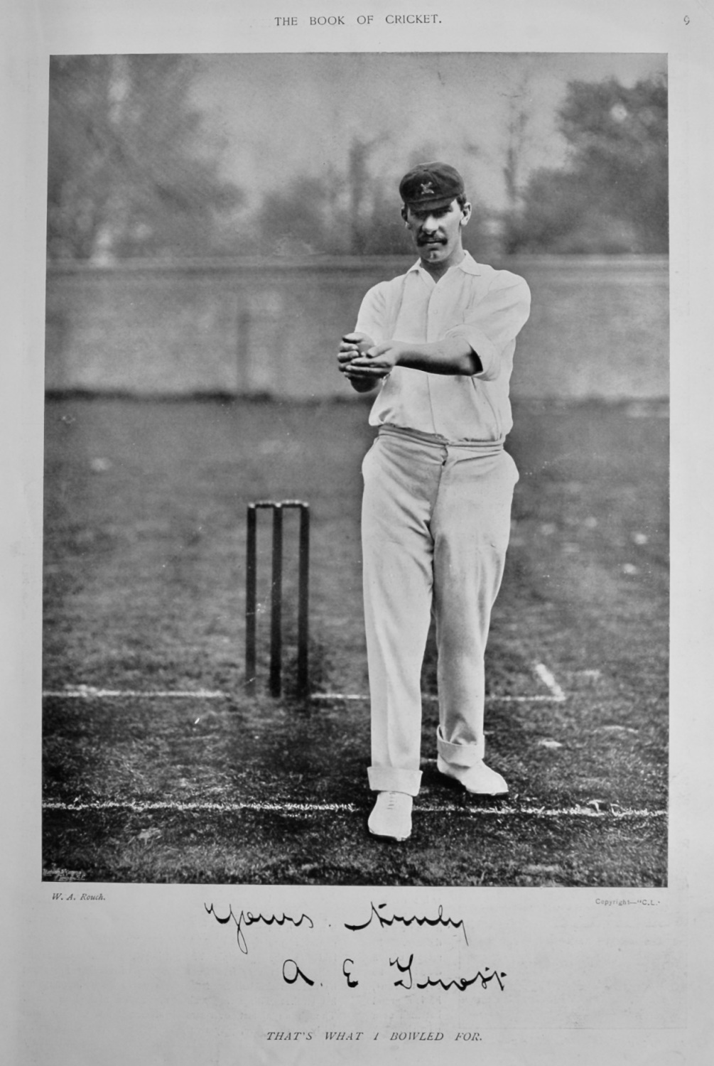 Albert Ernest Trott.  1899.  (Cricketer).