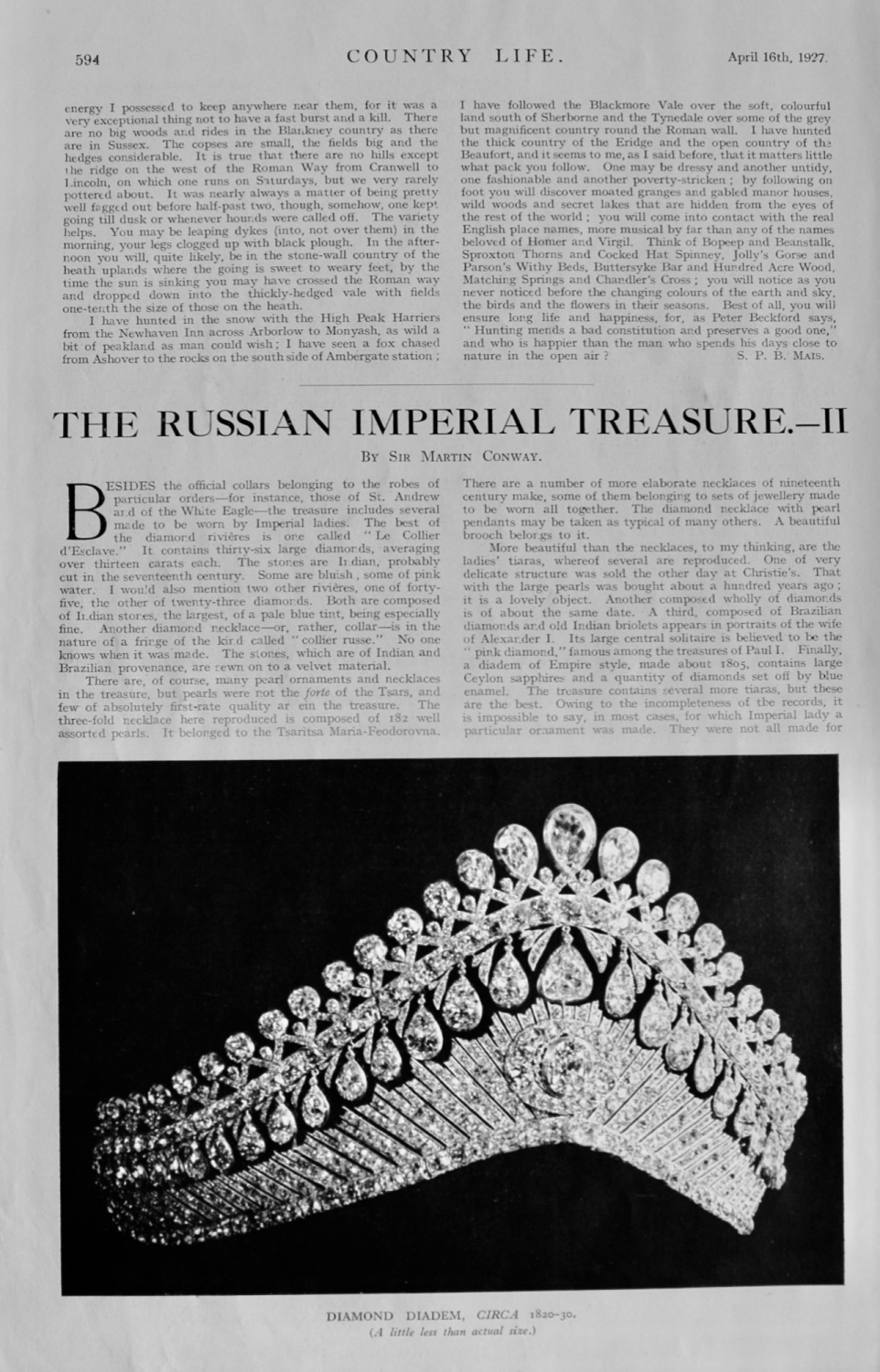 The Russian Imperial Treasure.-  II.