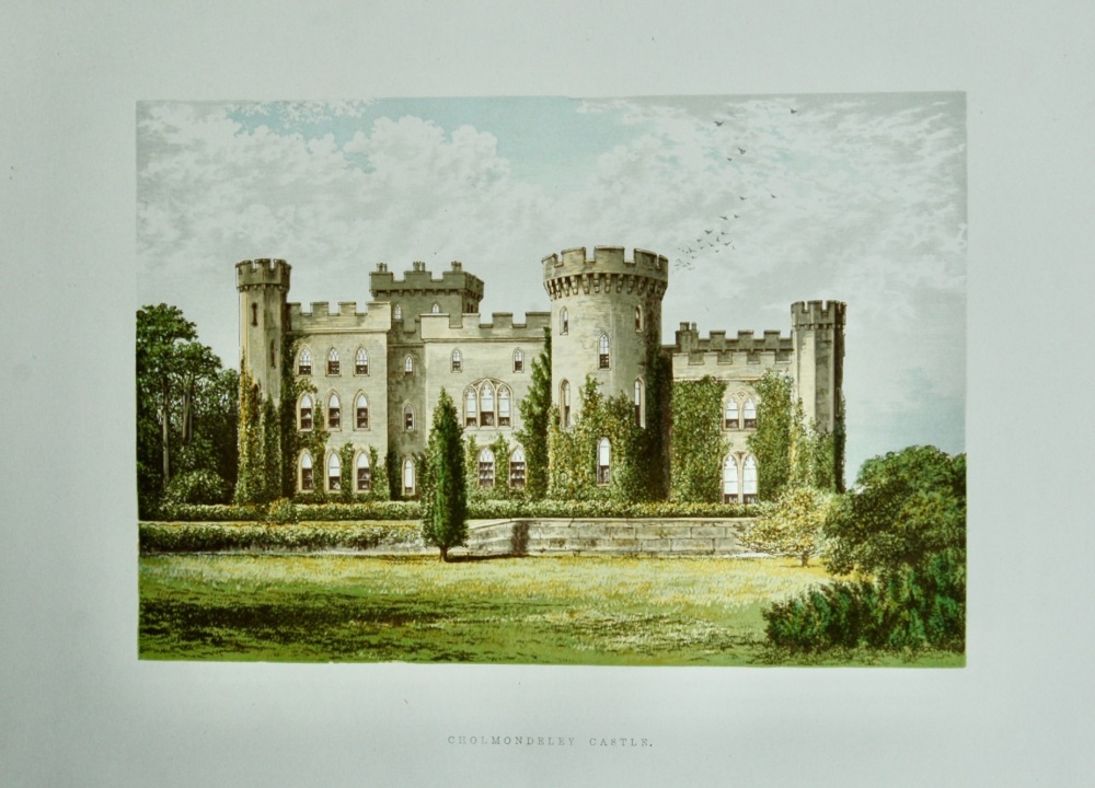 Cholmondeley Castle.  1880c.