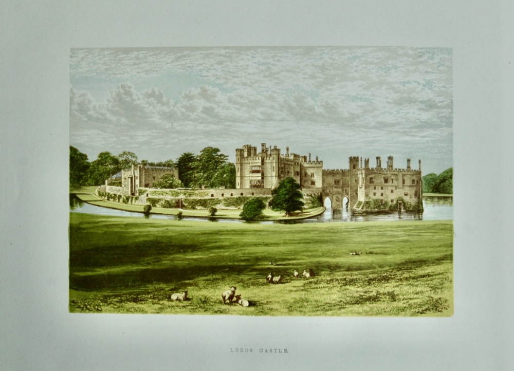 Leeds Castle.  1880c.