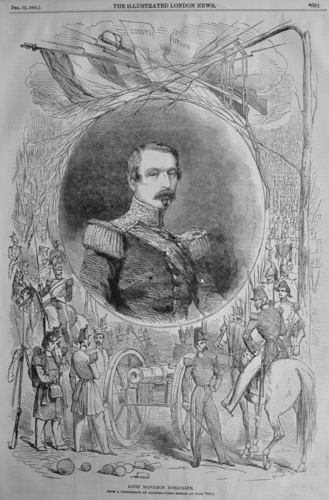 Louis Napoleon Bonaparte.  1851.