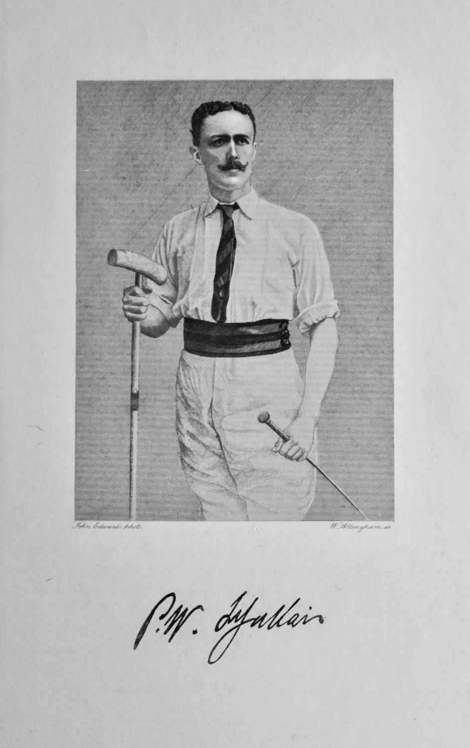 Philip Walter Jules Le Gallais.  1908.  (Polo).