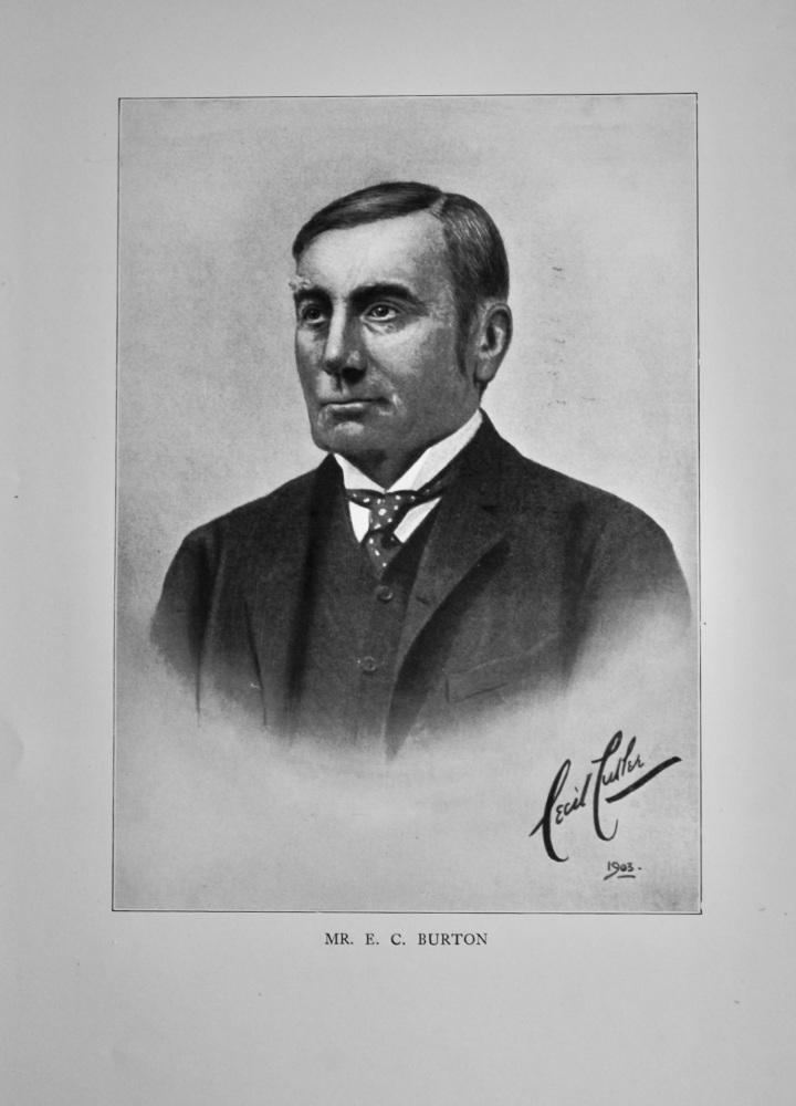 Mr. Edmund C. Burton. Jockey.  (Father of the National Hunt).