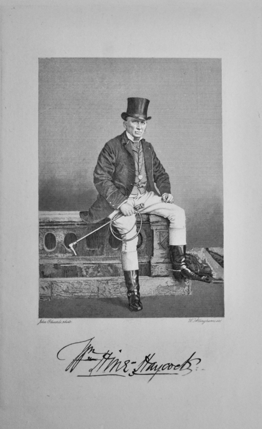 Mr. William Hine-Haycock.  (Honourable Secretary of the Old- Surrey Foxhoun
