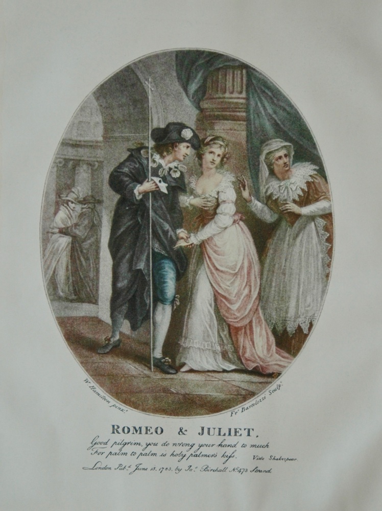 "Romeo & Juliet" - 1904 Engraving
