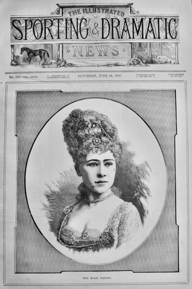 Miss Marie Tempest. 1887