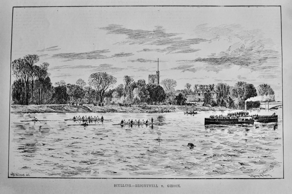 Sculling.- Brightwell v. Gibson.  1887.