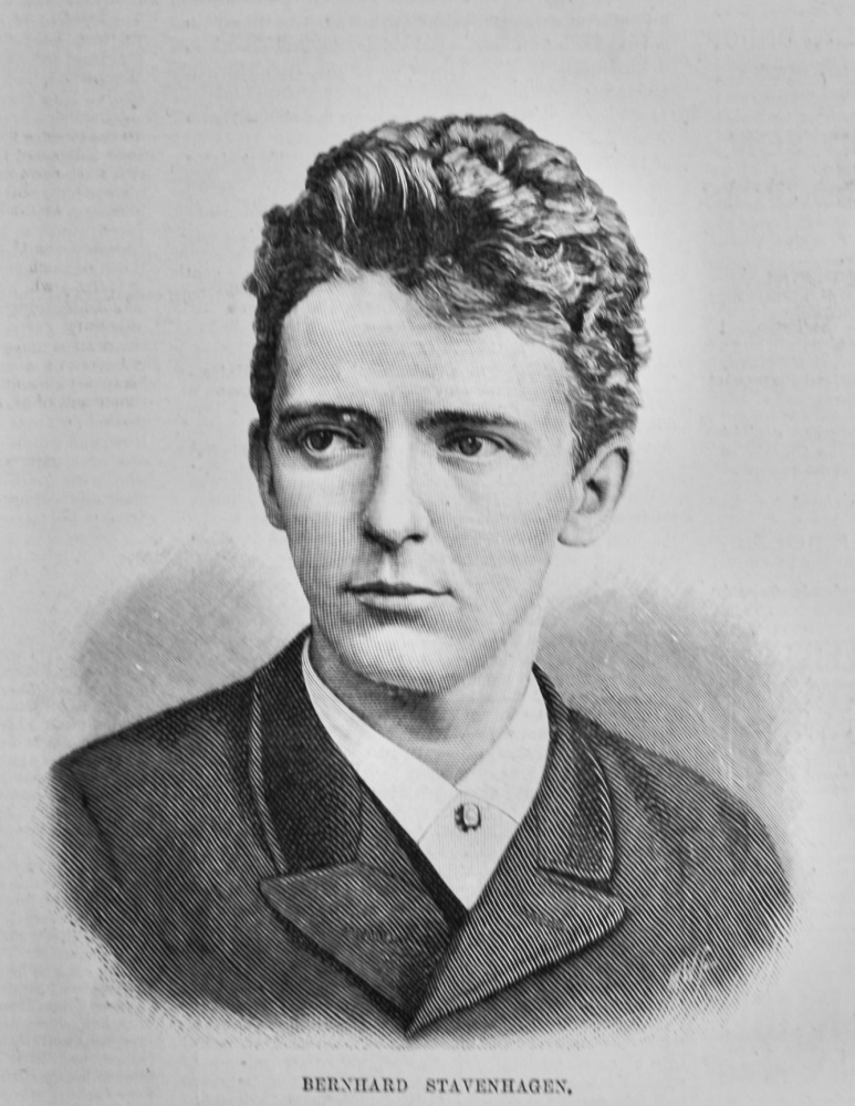 Bernhard Stavenhagen.  (Musician)  1887.