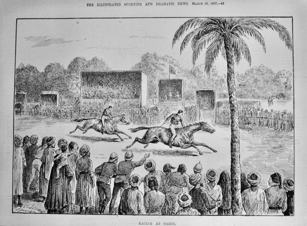 Racing at Cairo.  1887.