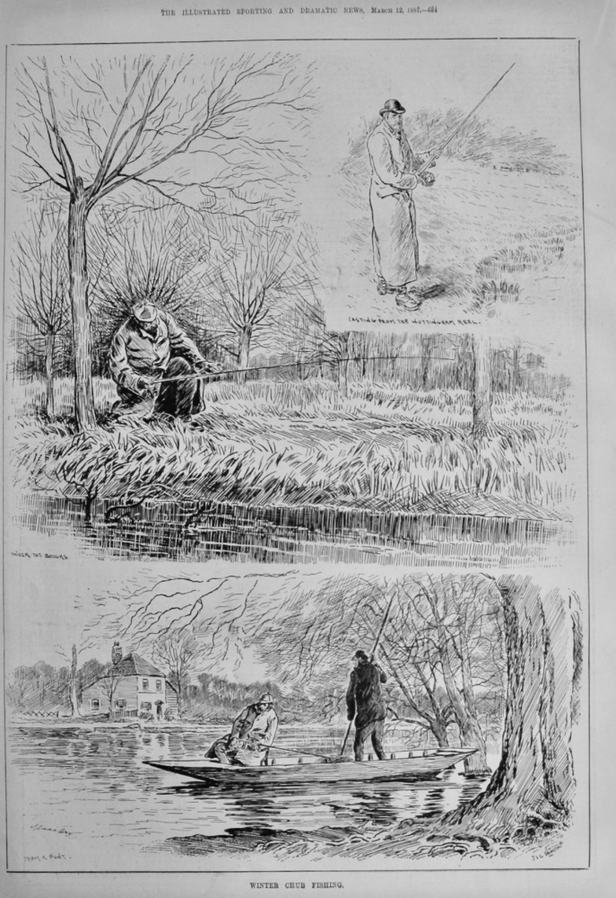 Winter Chub Fishing.  1887.