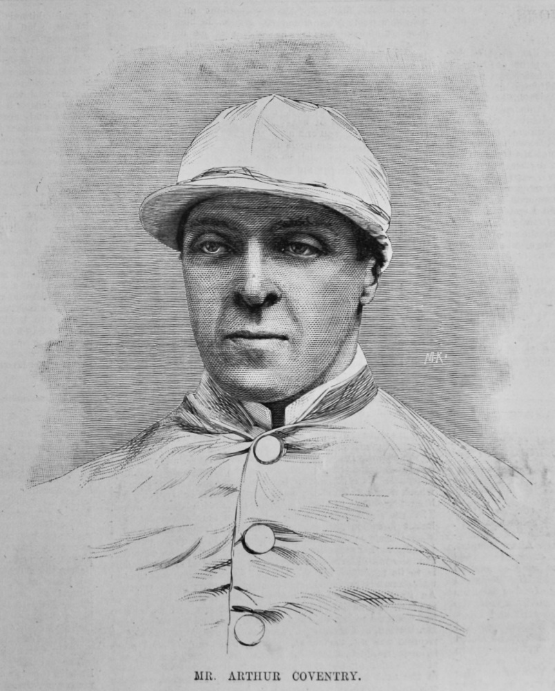 Mr. Arthur Coventry.  (Jockey)  1887.