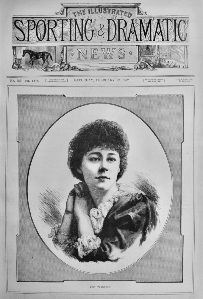 Miss Vanbrugh.  (Actress)  1887.