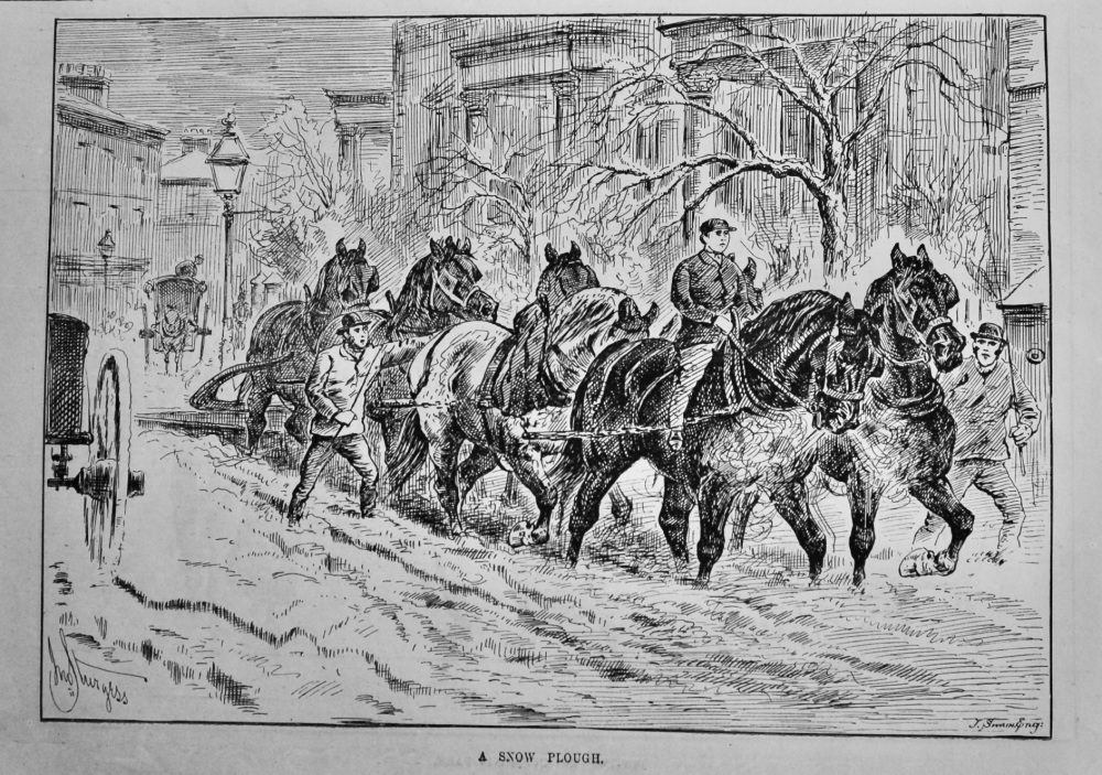 A Snow Plough.  1887.