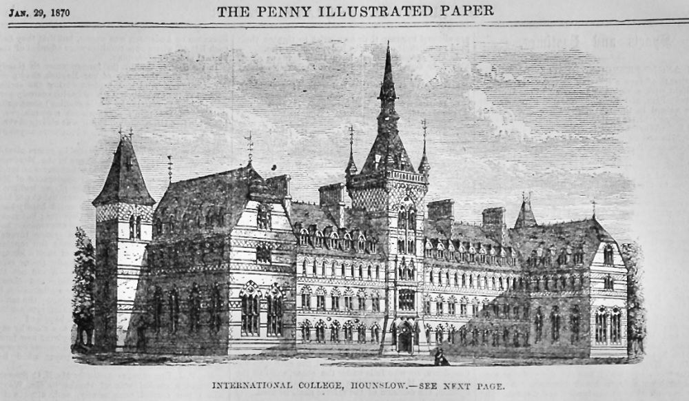 International College, Hounslow.  1870.