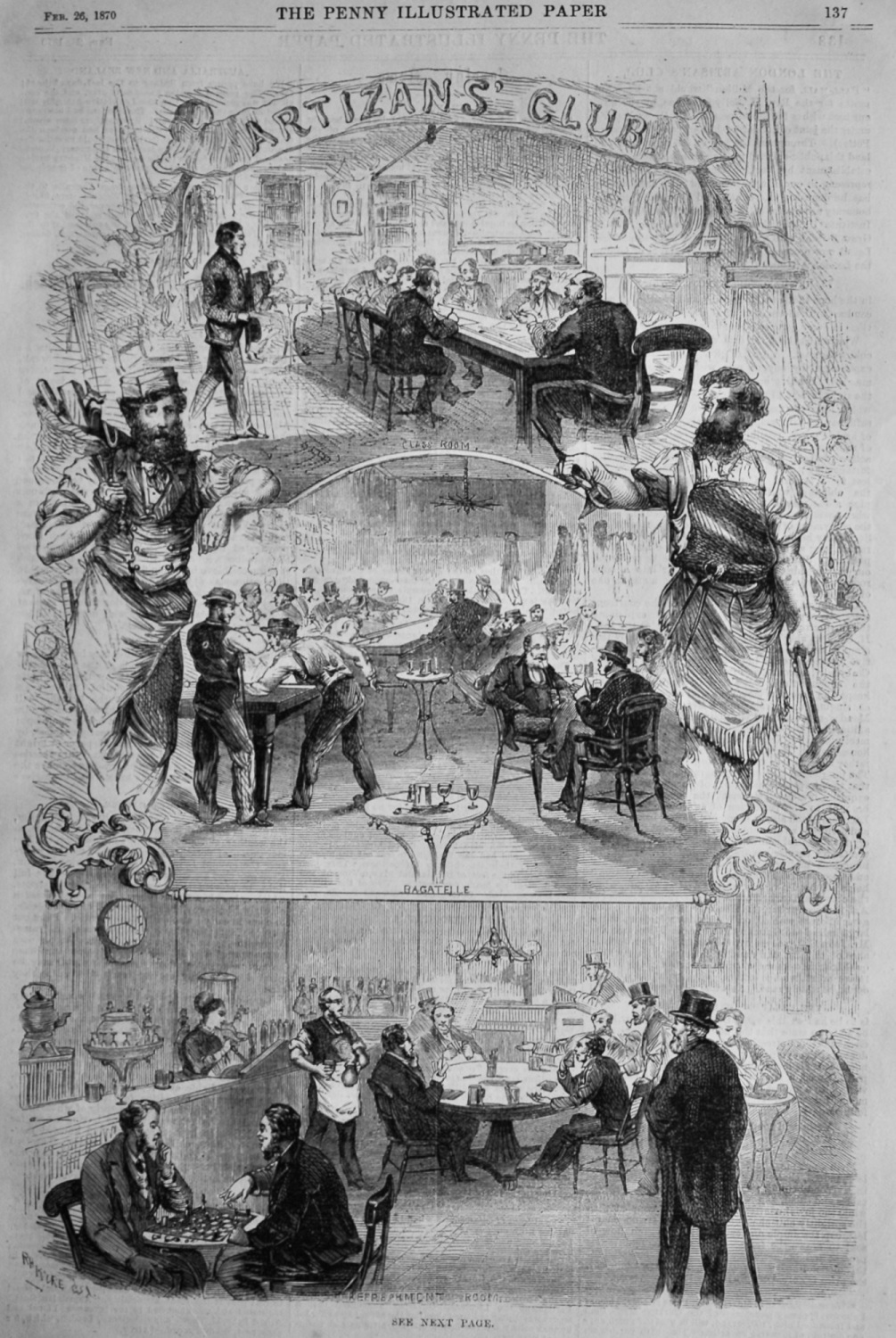 Artizan's Club.  1870.