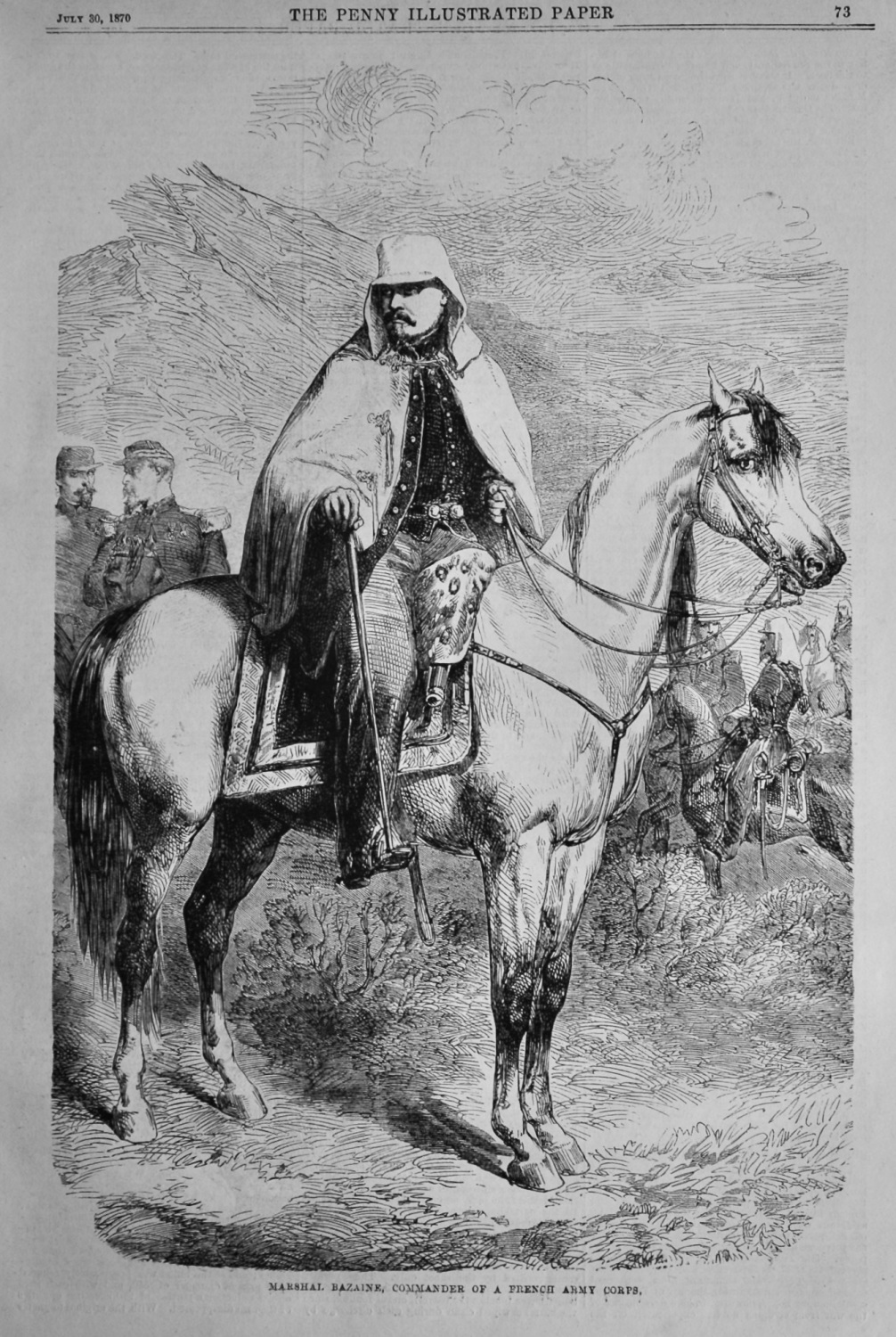 Marshal Bazaine, Commander of a French Army Corps.  1870.