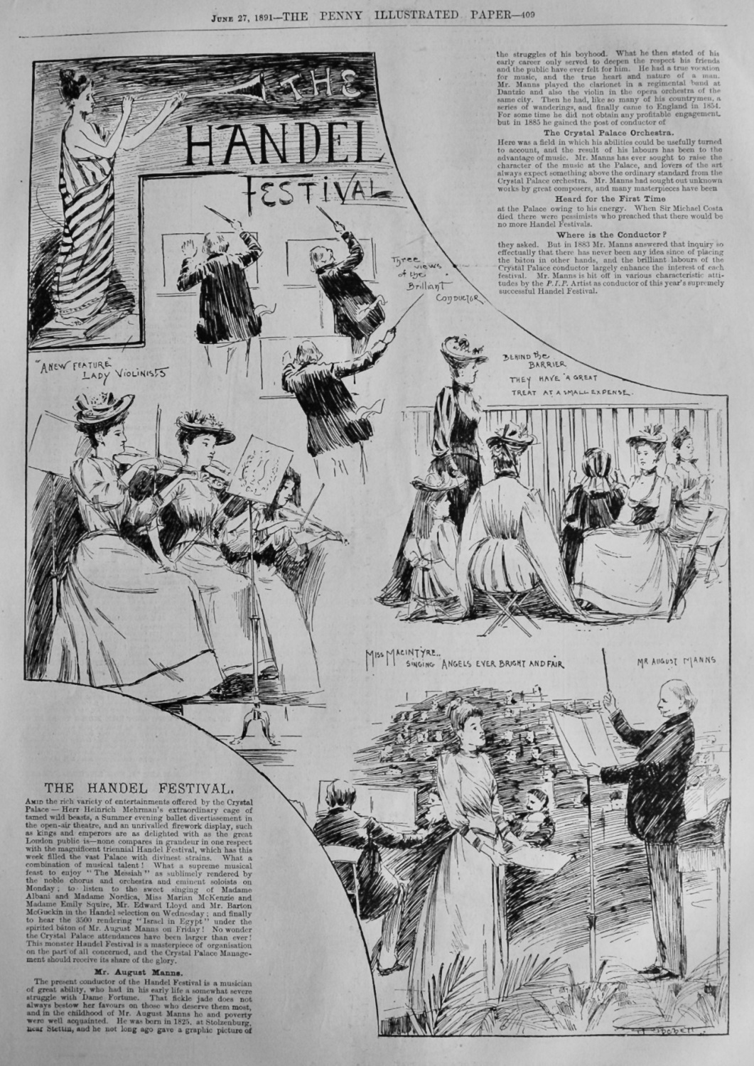 The Handel Festival.  1891.