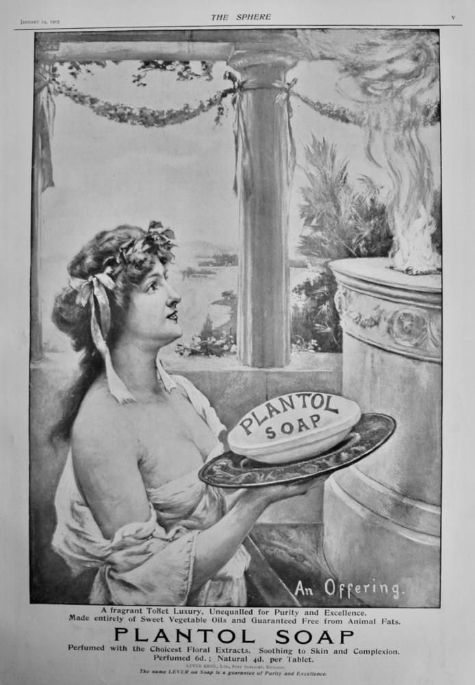 Plantol Soap.  1905.