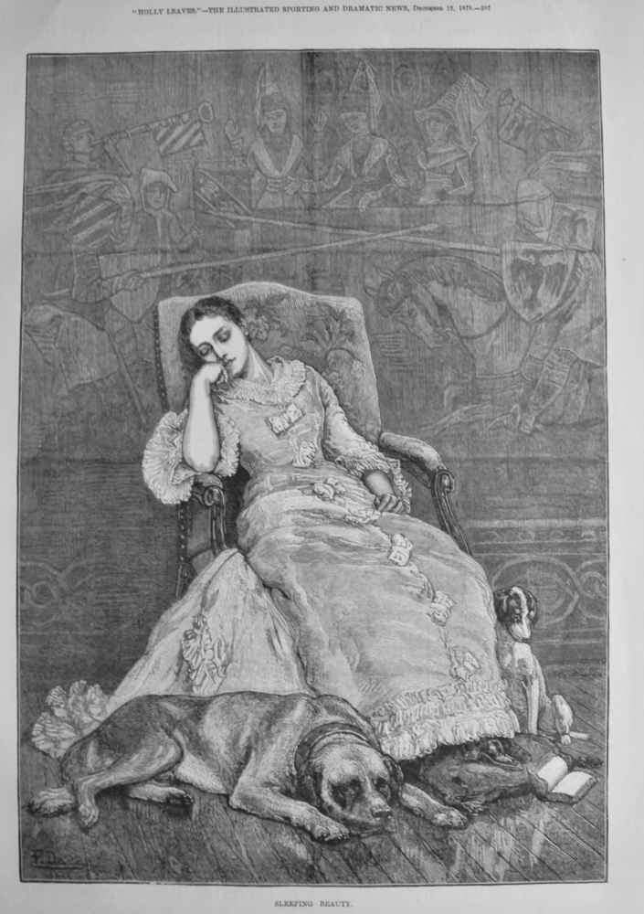 Sleeping Beauty.  1879.