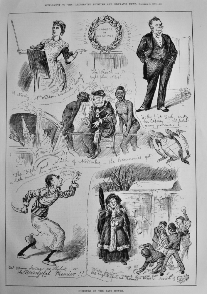 Humours of the Past Month.  November 1879.