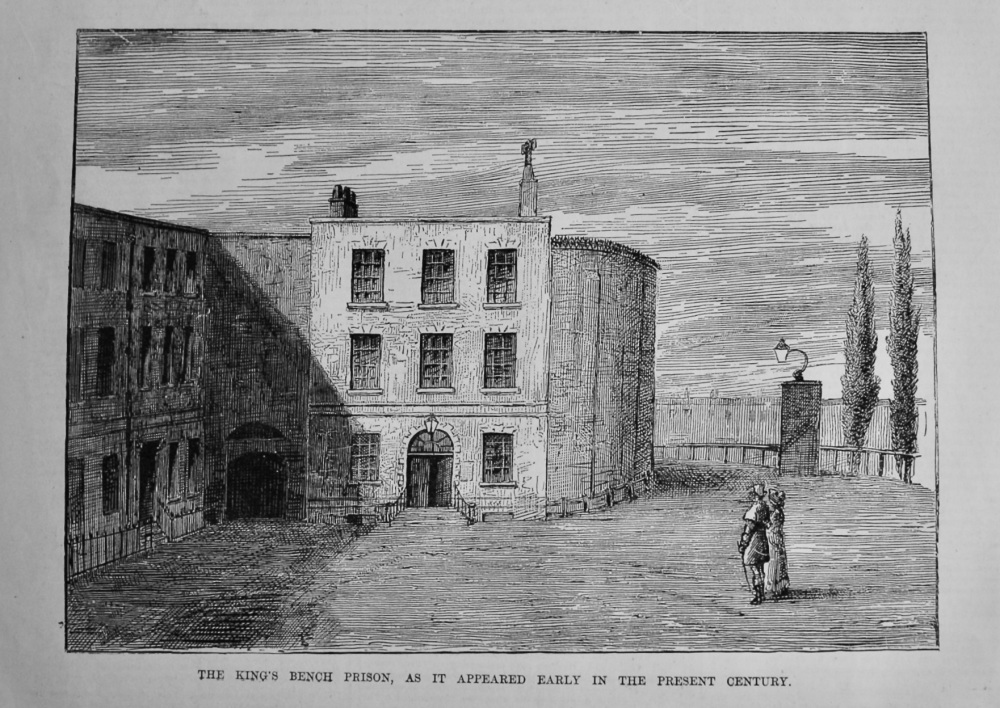 The King's Bench Prison, as it appeared early in the present Century.  1879.