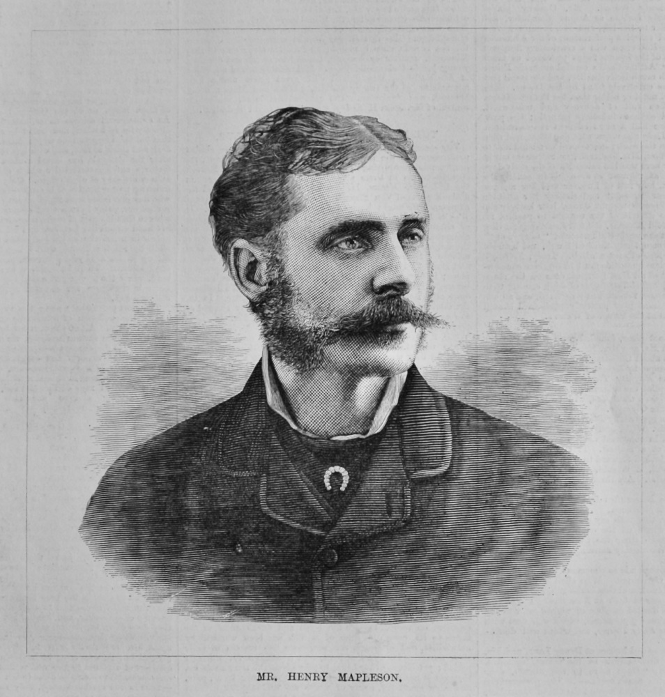 Mr. Henry Mapleson. (Opera Impresario) 1879.
