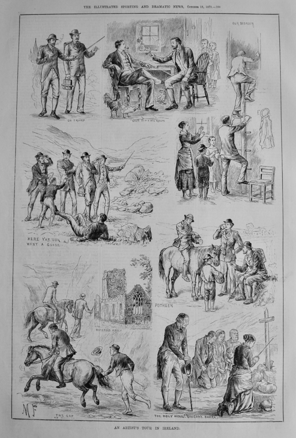 An Artist's Tour in Ireland.  1879.