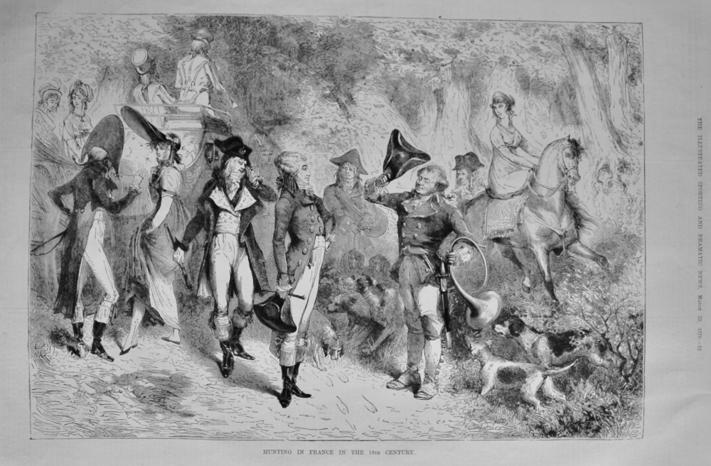 Hunting in France in the 18th Century.  