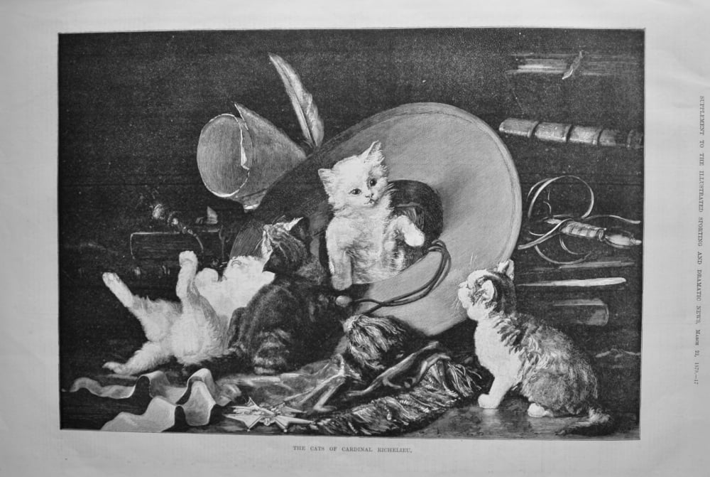 The Cats of Cardinal Richelieu.  1879.