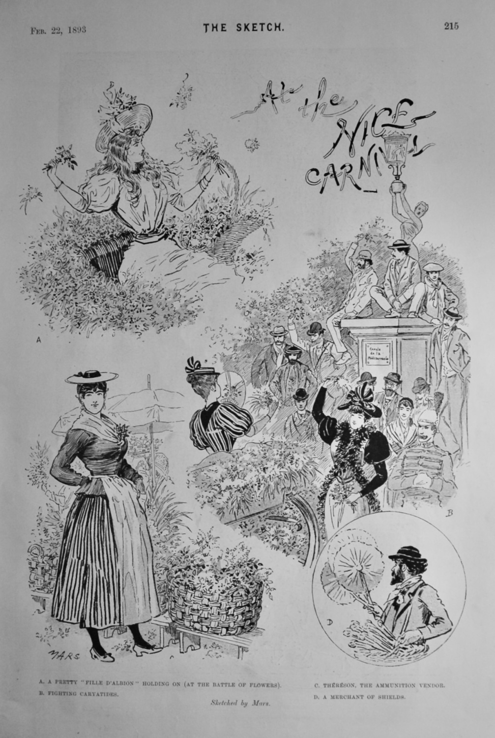 At  the Nice Carnival.  1893.