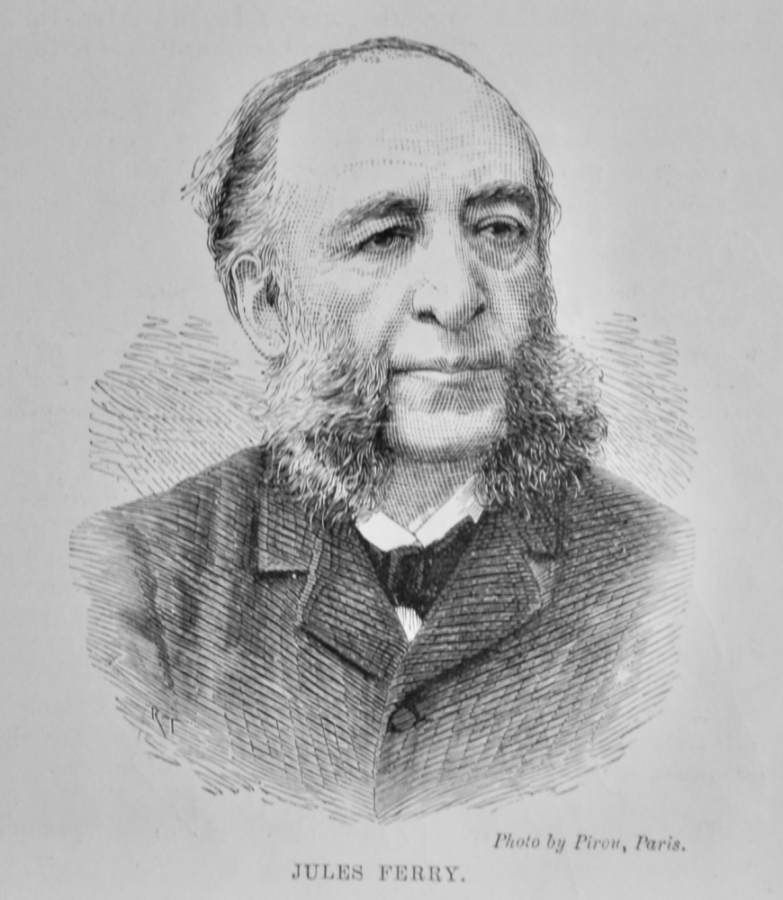 Jules Ferry.  (Former President of the French Senate) 1893.