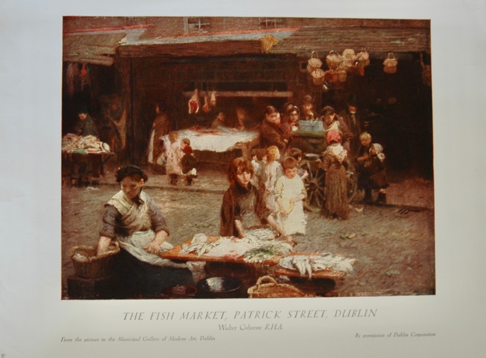 The Fish Market, Patrick Street, Dublin - 1930