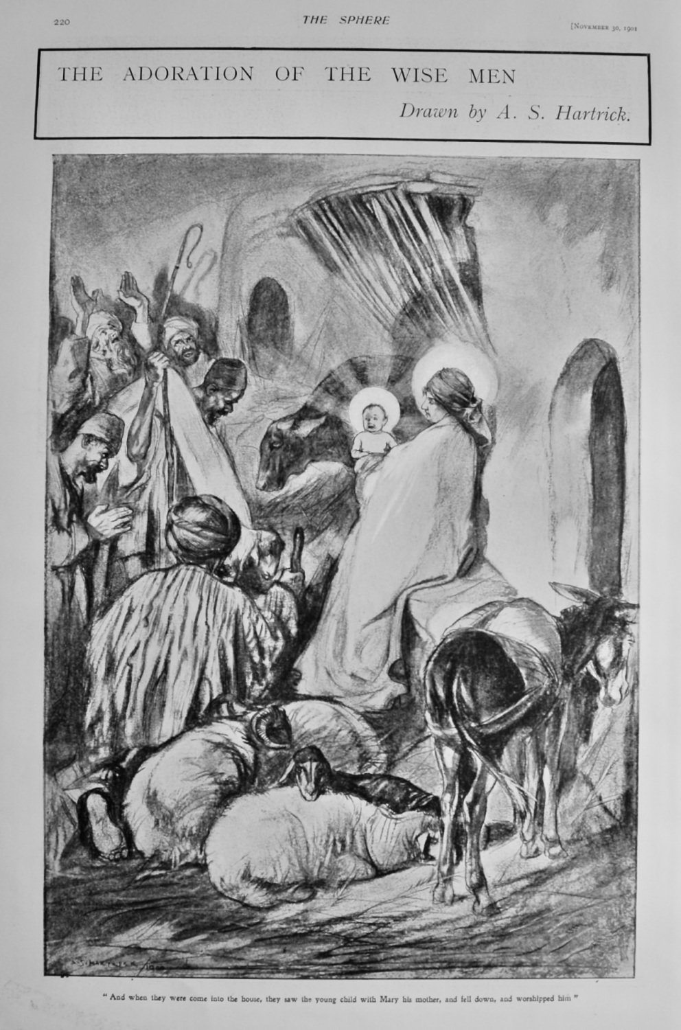 The Adoration of the Wise Men  1901.