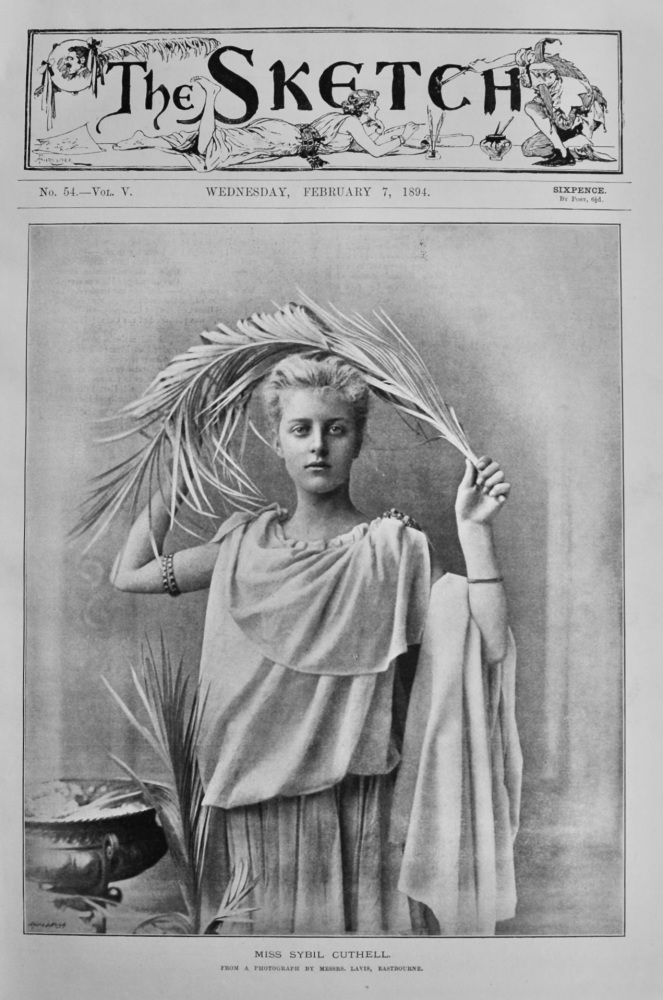 Miss Sybil Cuthell.  1894.