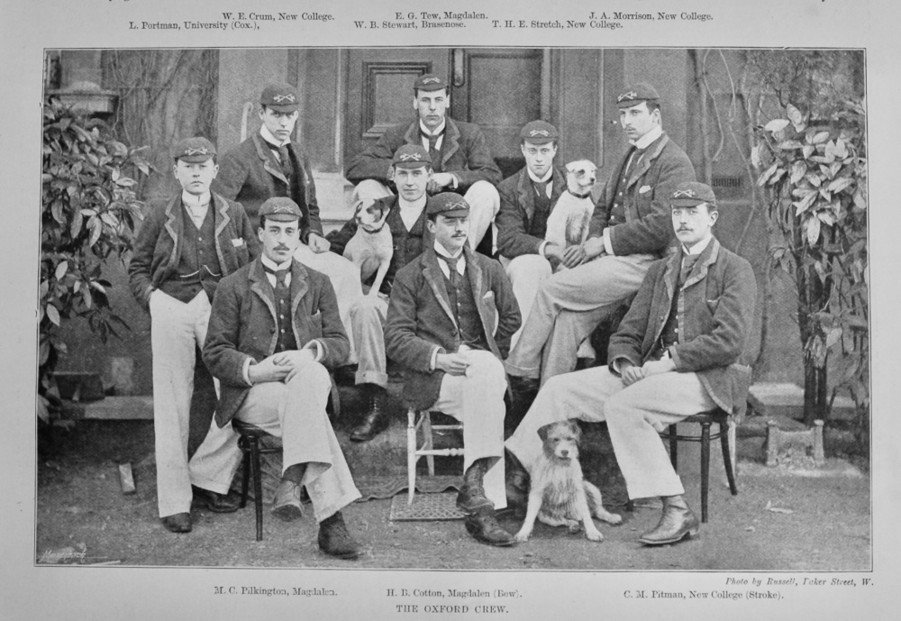 The Oxford Crew. (Boat Race 1894). 